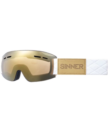 Sinner Snowstar - Skibril - (Cat.3 - ☀) - Volwassenen - White Gold Mirror