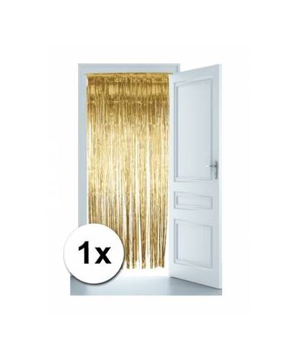 Gouden deur gordijn