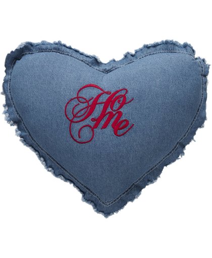 ATHM Home cushion Blue 52x36 (heart)