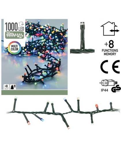 Micro Cluster 1000 LED's 20 meter multicolor