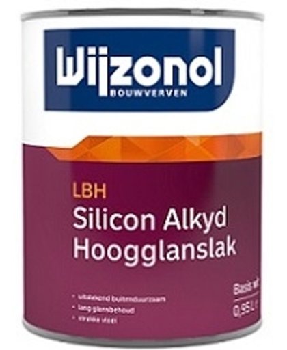 Wijzonol LBH Silicon Hoogglanslak Alkyd, Wit - 1 Liter