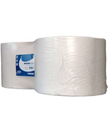 Euro products Cellulose industriepapier 2-laags 380mx24cm per 2 rollen