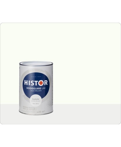 Histor Perfect Finish Lak Hoogglans 1,25 liter - Zonlicht (Ral 9010)