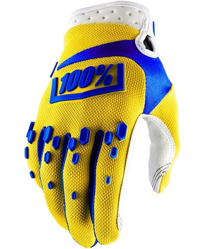 100% Airmatic fietshandschoenen geel Handschoenmaat XXL