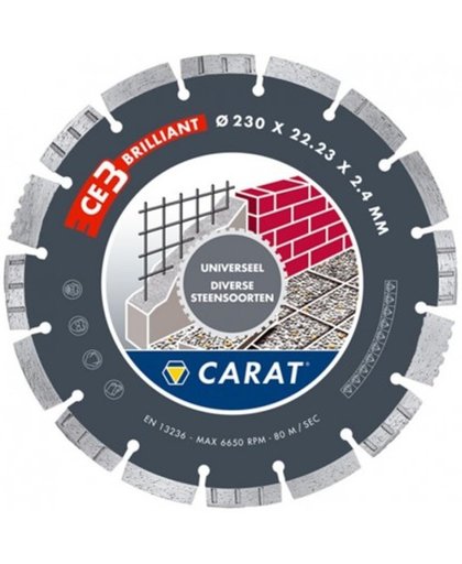 Carat Diamantzaagblad - Universeel 230 mm