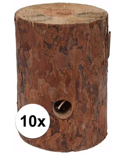 Voordeelverpakking - 10 Zweedse fakkels / boomstam fakkel