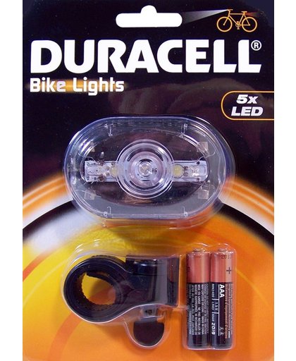 Duracell BIK-F03WDU Fietslamp LED Zwart zaklantaarn