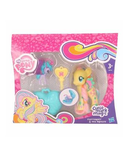 Plastic my little pony speelfiguren set fluttershy geel