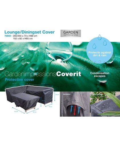 Garden Impressions - Coverit - lounge / dining hoes - 205/255x73xH80 & 152x82xH65