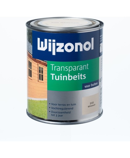 Wijzonol Transparant Tuinbeits - 0,75 liter - Noten