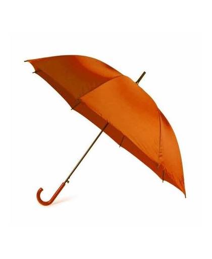 Oranje automatische paraplu 107 cm