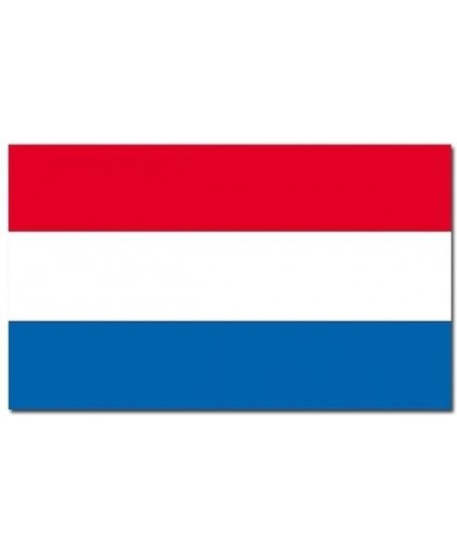 2x Vlaggen Nederland 90 x 150 cm