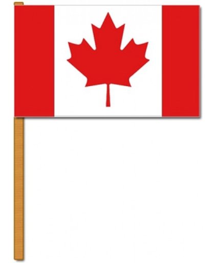 Luxe zwaaivlag Canada