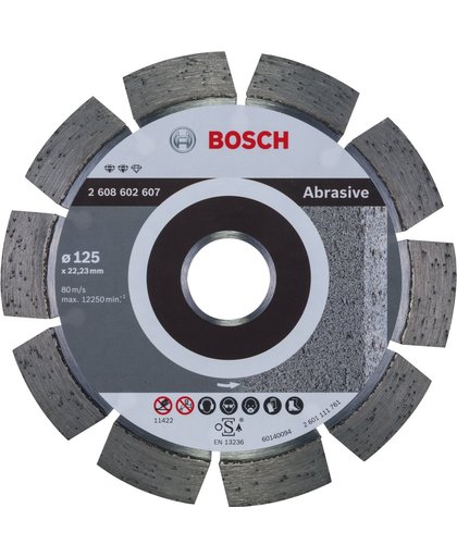 Bosch - Diamantdoorslijpschijf Expert for Abrasive 125 x 22,23 x 1,6 x 10 mm