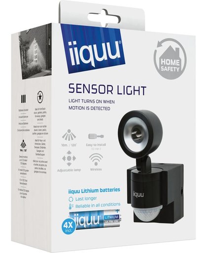 iiquu 912996-LAIQB1 Outdoor wall lighting Zwart LED