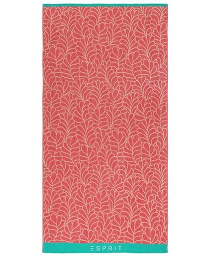 Esprit Leaf - Strandlaken - 100x180 cm - Pink