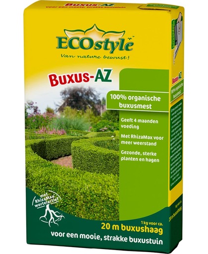 ECOstyle Buxus-AZ - 1 kg - buxus meststof voor ca. 10 meter haag