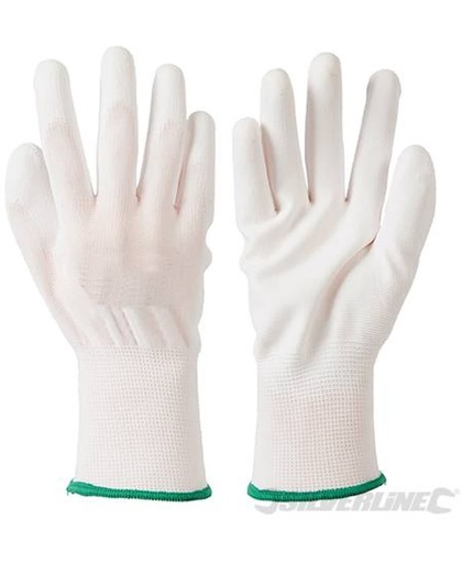 Handschoen met witte handpalm