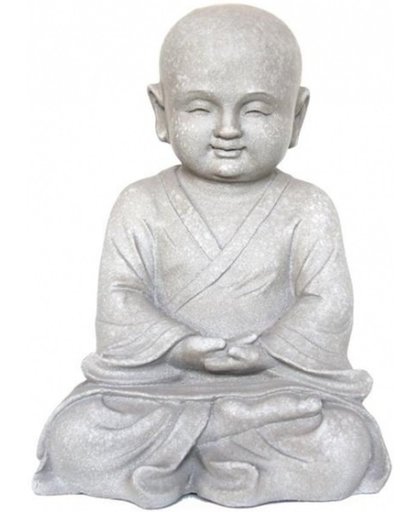 Beeld monnik mediterend 41 cm