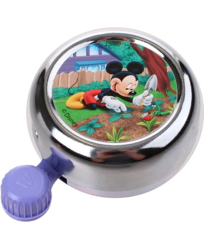 Widek Fietsbel Disney Mickey Mouse 55 Mm Chroom/paars