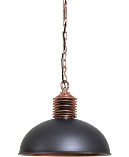 Light & Living Hanglamp  AMELY Ø52x42 cm  -  industrieel grijs/antiek koper