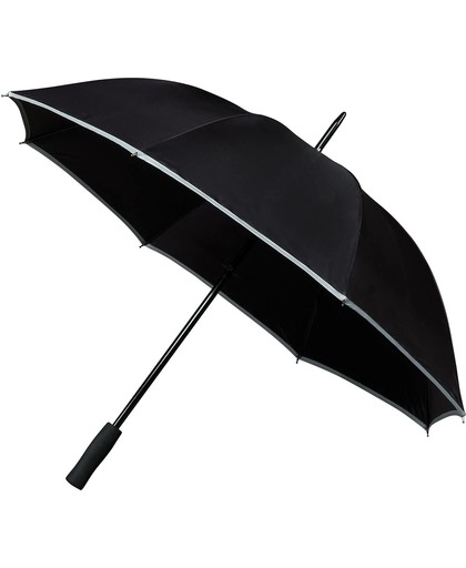 Falcone® Golfparaplu - Reflecterende Piping - Zwart