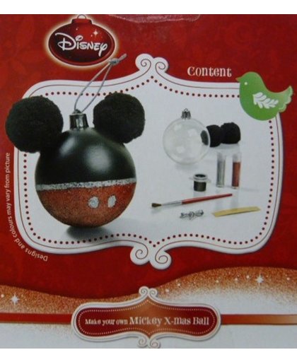 Maak je eigen Mickey-kerstbal Kerstartikelen
