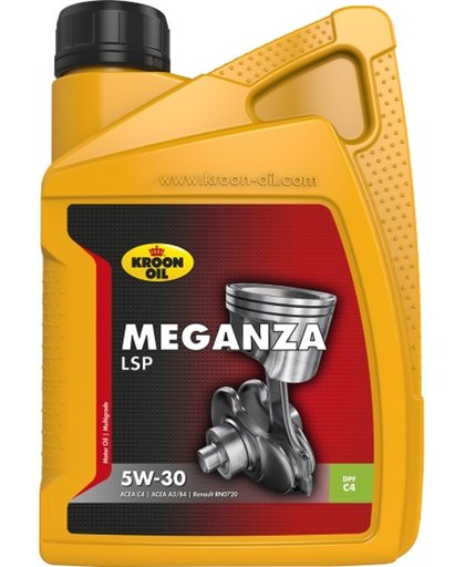 Kroon Oil Motorolie Synthetisch Meganza Lsp 5w-30 1 Liter