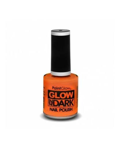 Glow in the dark nagellak neon oranje