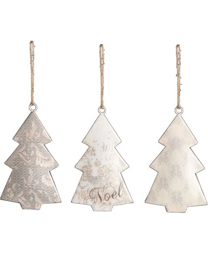 Hanger metaal kerstboom "Ornamente"