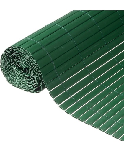Nature - Tuinscherm - PVC - Dubbelwandig - Groen - 1,5 x 3m
