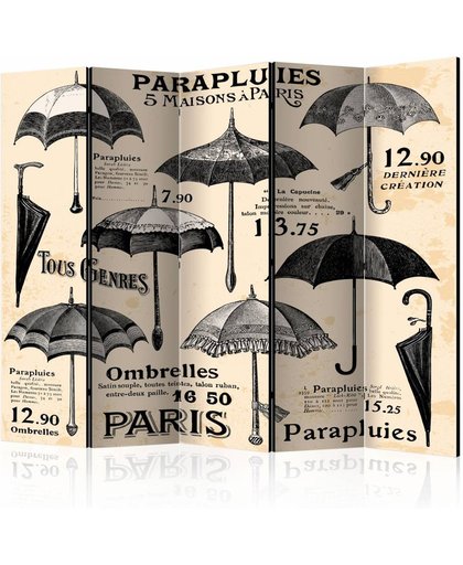 Vouwscherm - Vintage Paraplus  225x172cm