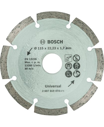 Bosch Diamantschijf - 115 mm - Geschikt voor het slijpen van stenen