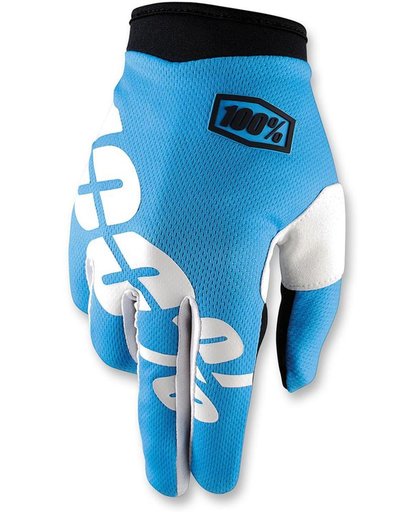 100% iTrack fietshandschoenen turquoise Maat XL