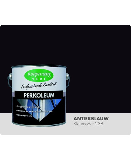 Koopmans Perkoleum - Dekkend - 2,5 liter - Antiekblauw