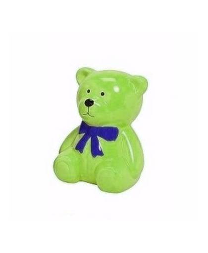 Spaarpot groene teddybeer 20 cm
