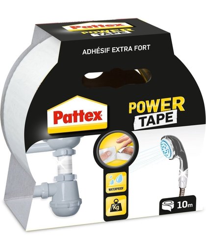 Pattex Power Tape - Waterbestendig - 10 Meter - Wit