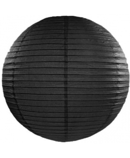 Luxe bol lampion zwart 35 cm