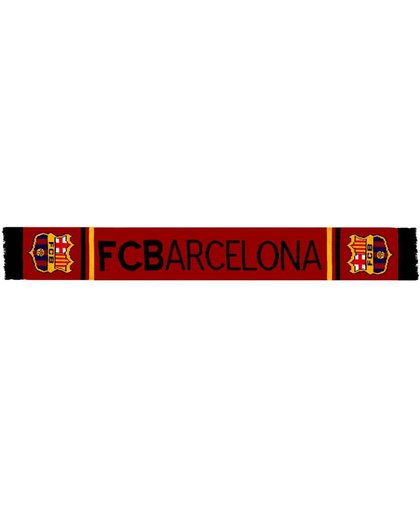 Sjaal barcelona rood logo