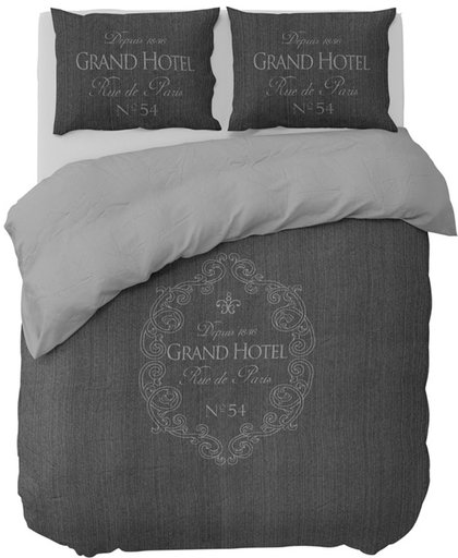 Nightlife Blue Dekbedovertrek Grand Hotel Grey-200x200/220