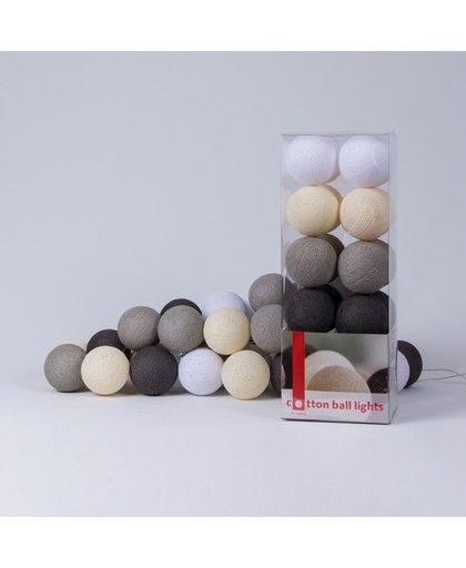 Cotton Ball Lights Lichtslinger Taupe - 35 Cotton Balls - Bruin / Beige