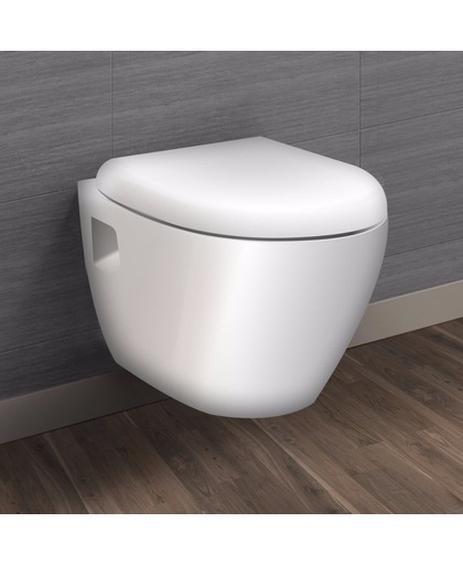 Amazi Hangend Diepspoel Toilet + Softclose Quick Release Zitting