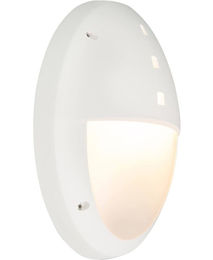 QAZQA WL Danzi - Wandlamp - 1 lichts - D 95 mm - wit