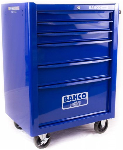 Bahco gereedschapswagen leeg 6-laden blauw