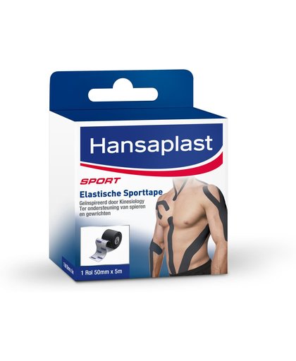 Hansaplast Elastische Sporttape Zwart