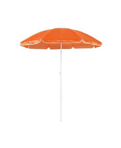 Oranje strand parasol van nylon