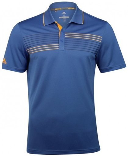 Adidas Golfpolo Essentials Heren Lichtblauw Maat L