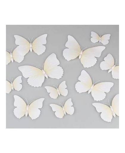 Premium 3d vlinders muursticker / muurdecoratie voor kinderkamer /