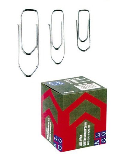 Alco 100 paperclips 30mm 10st