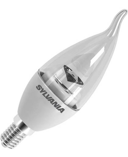 Sylvania kaarslamp LED tip helder 3,7W (vervangt 25W) kleine fitting E14
